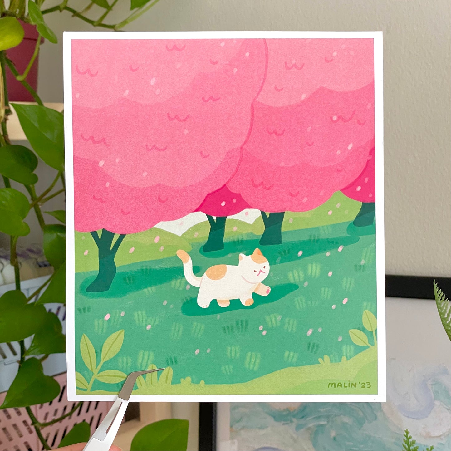 Cherry Blossom Stroll Print