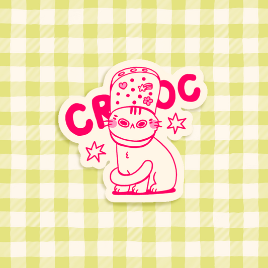 Croc Cat Sticker