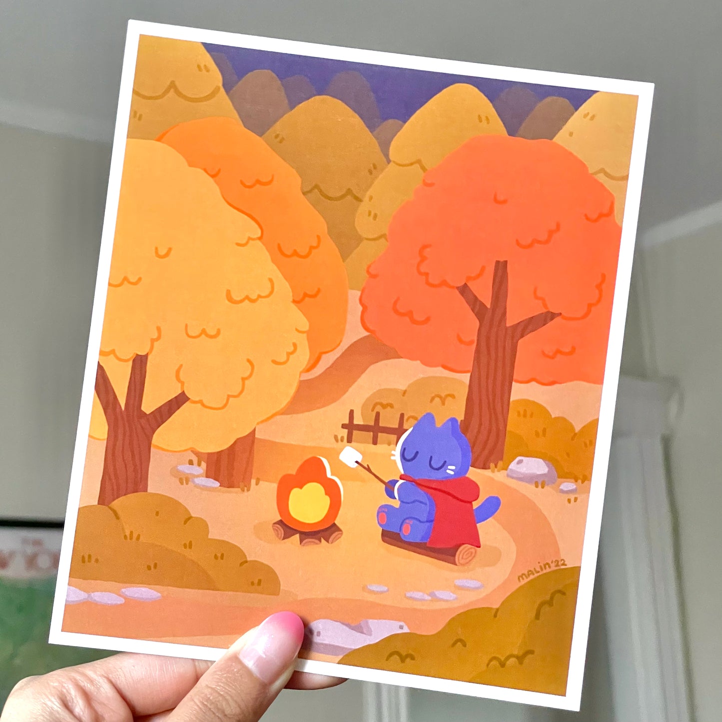 Cozy Campfire Print