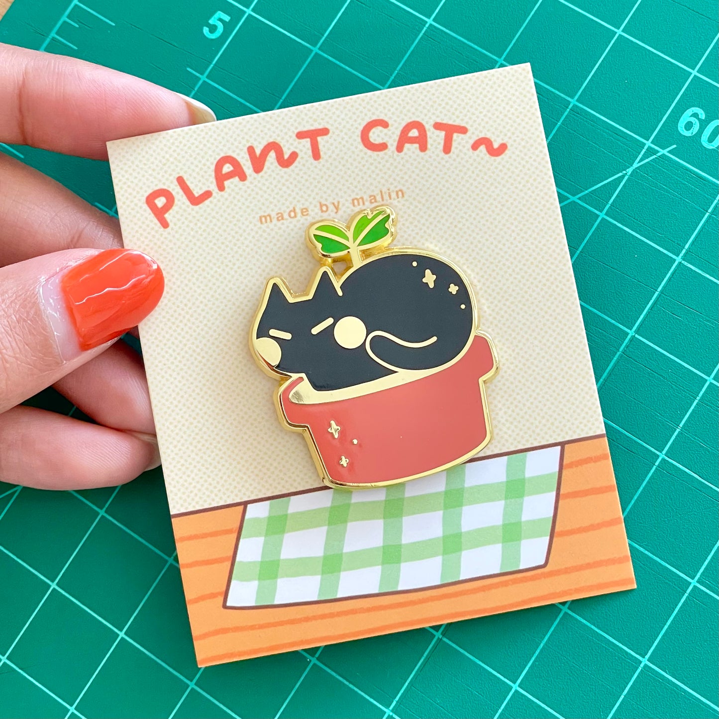 Black Cat Enamel Pins