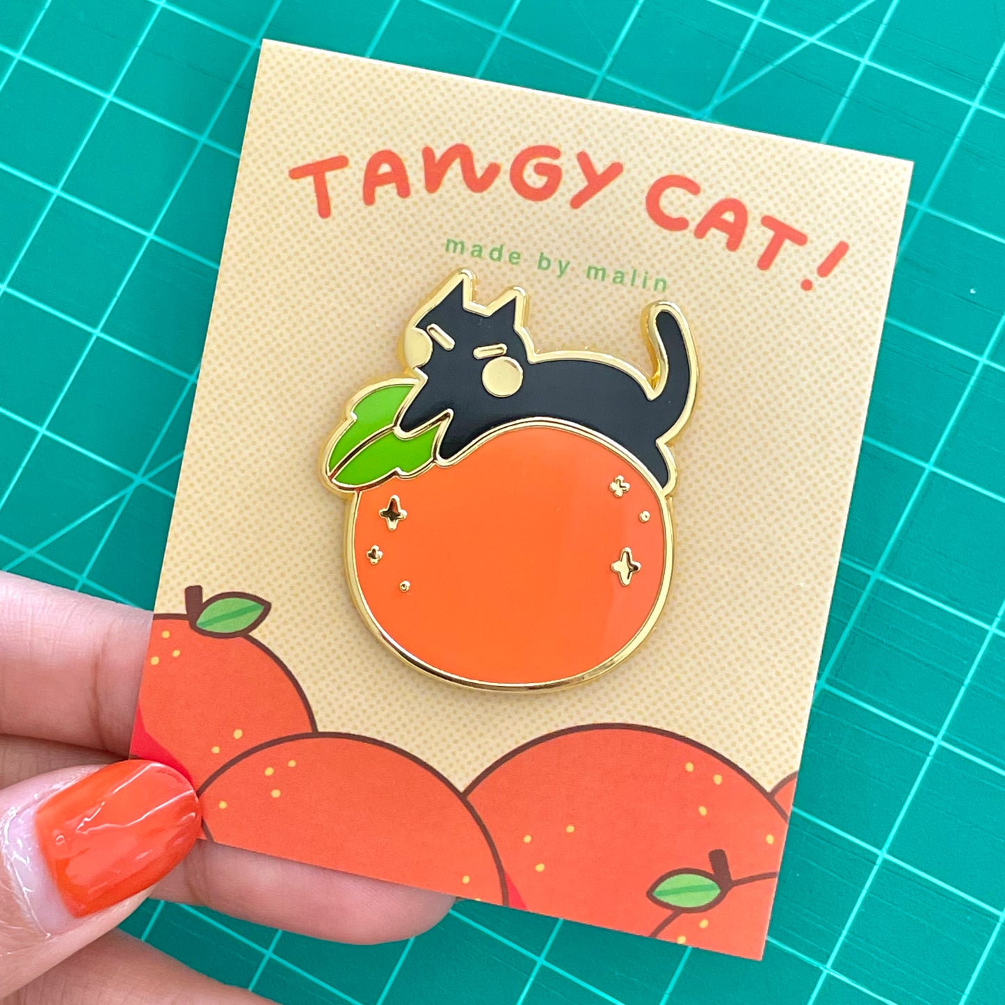 Black Cat Enamel Pins