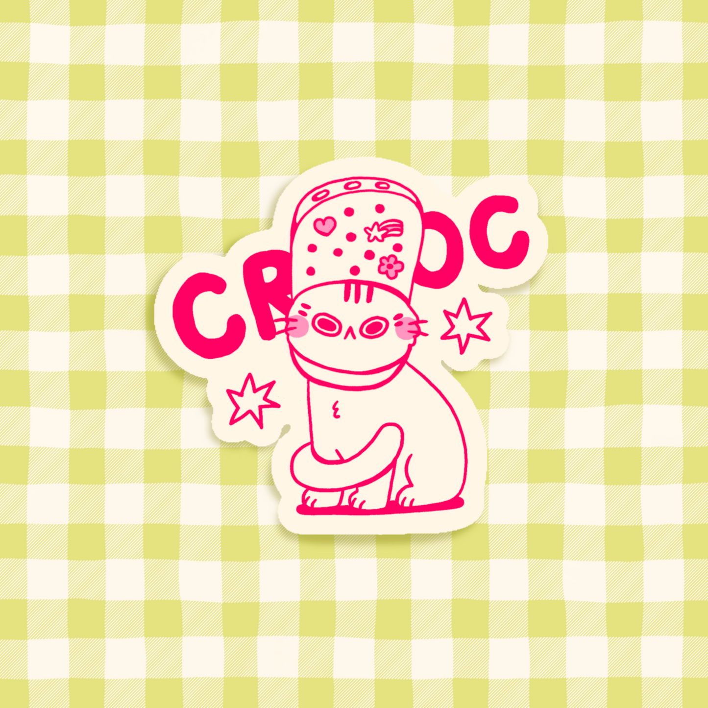 [NEW!] Croc Cat Sticker