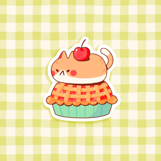 Pie Day Stickers - Cat Loaf Pie